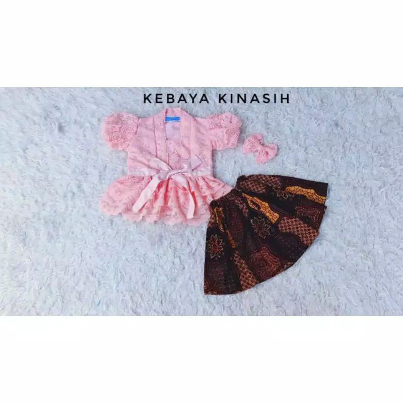 KEBAYA ANAK& DEWASA "KEBAYA KINASIH" WARNA PEACH"