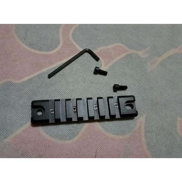 TERLARI5 Rail picatinny / rel pikatini untuk dudukan bipod senapan