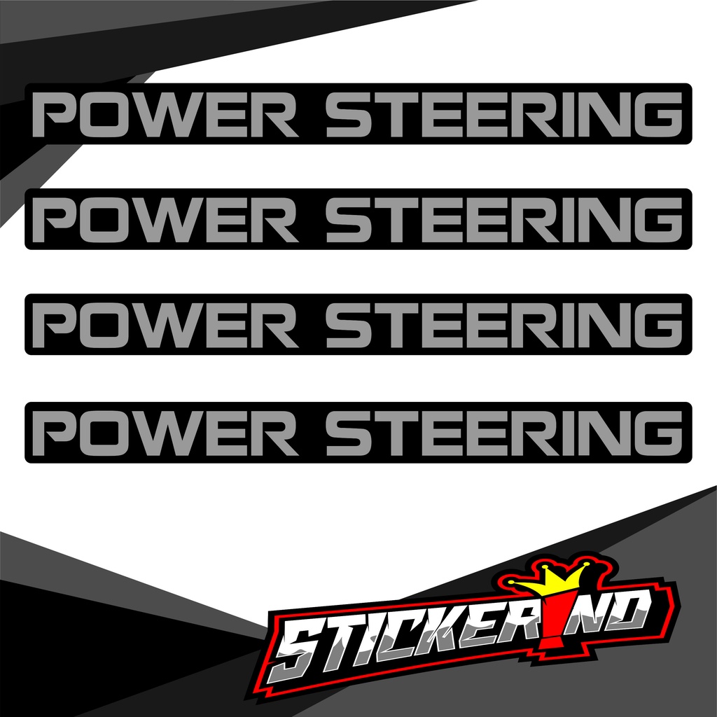 STICKER STIKER POWER STEERING L300 LSAPEK