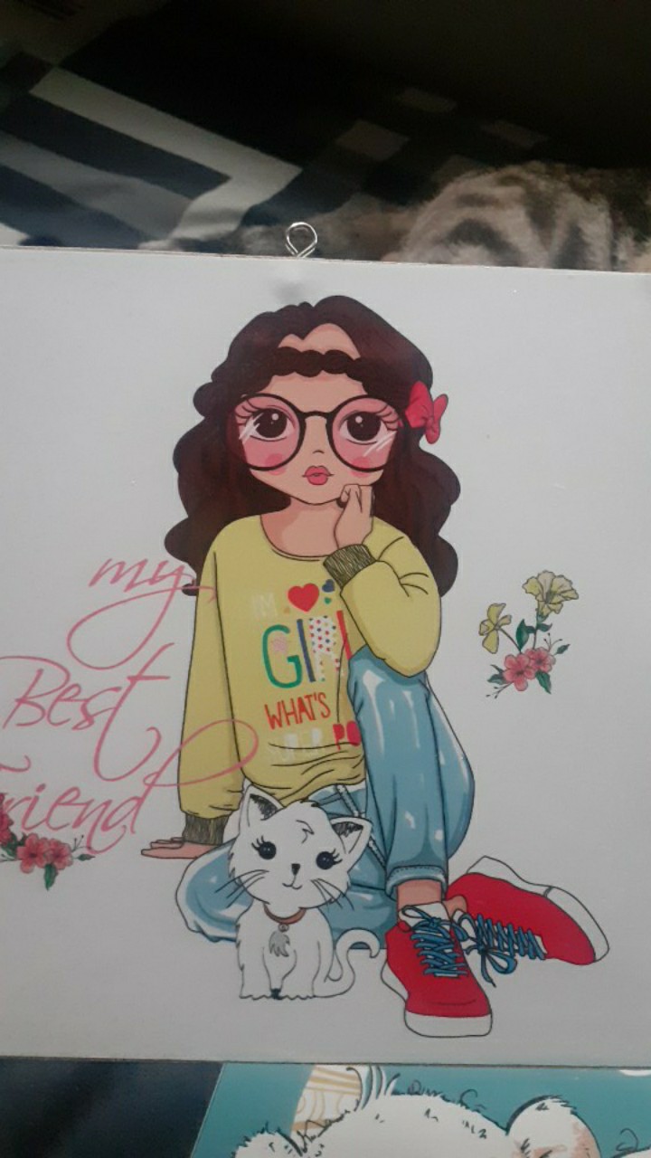 Wooden Projects Pajangan Dinding Rumah Hiasan Dekorasi Kamar Wall Decor Vector Girl Quote - Grw