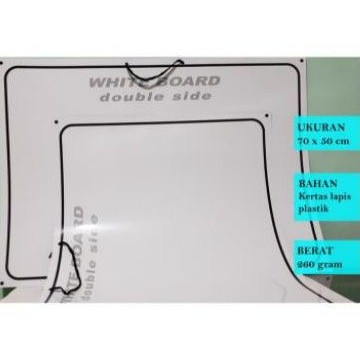 Paket Whiteboard Karton Besar Kecil Bonus Spidol