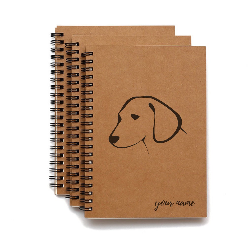 

Notebook Dog Edition Lined Grid Dot Ukuran A5 dengan Ring Spiral Bullet Jurnal Catatan Buku Spiral