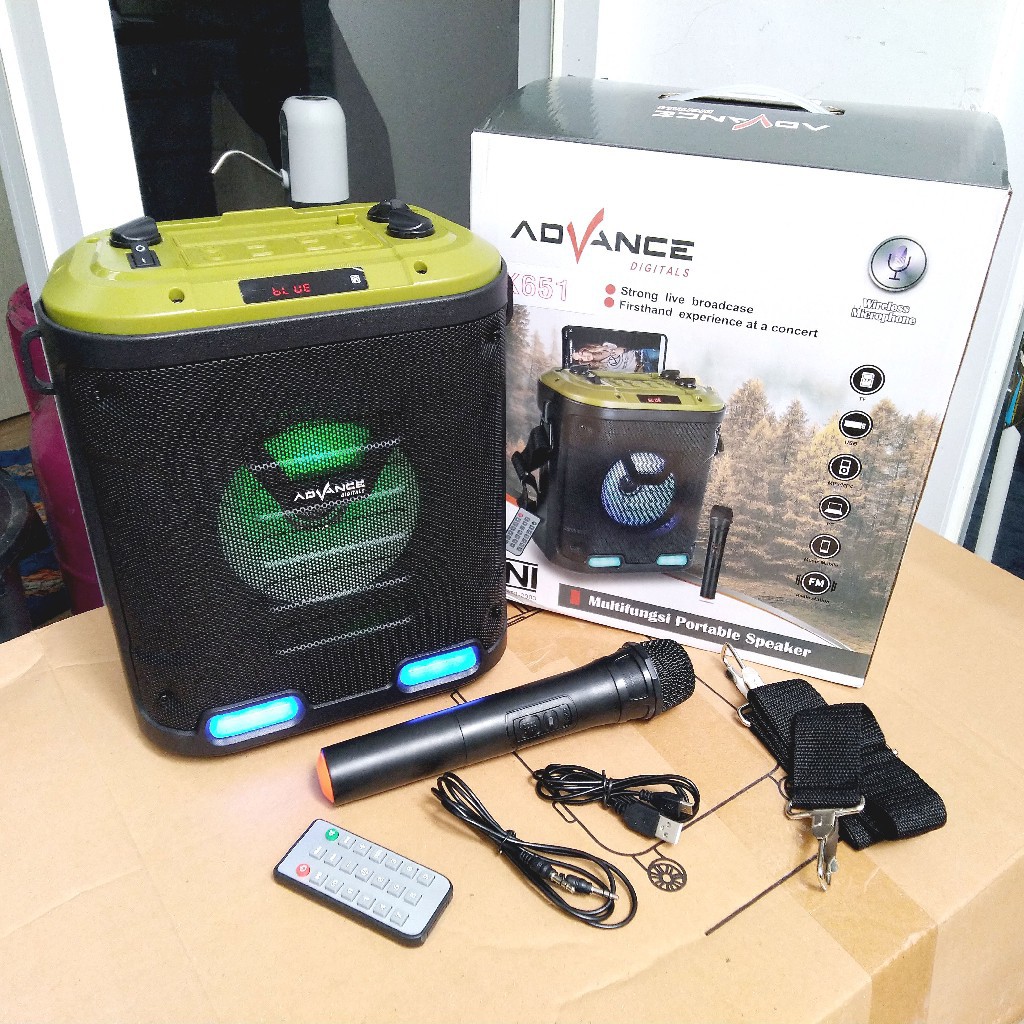 SPEAKER BLUETOOTH + MIC + REMOTE ADVANCE K-651