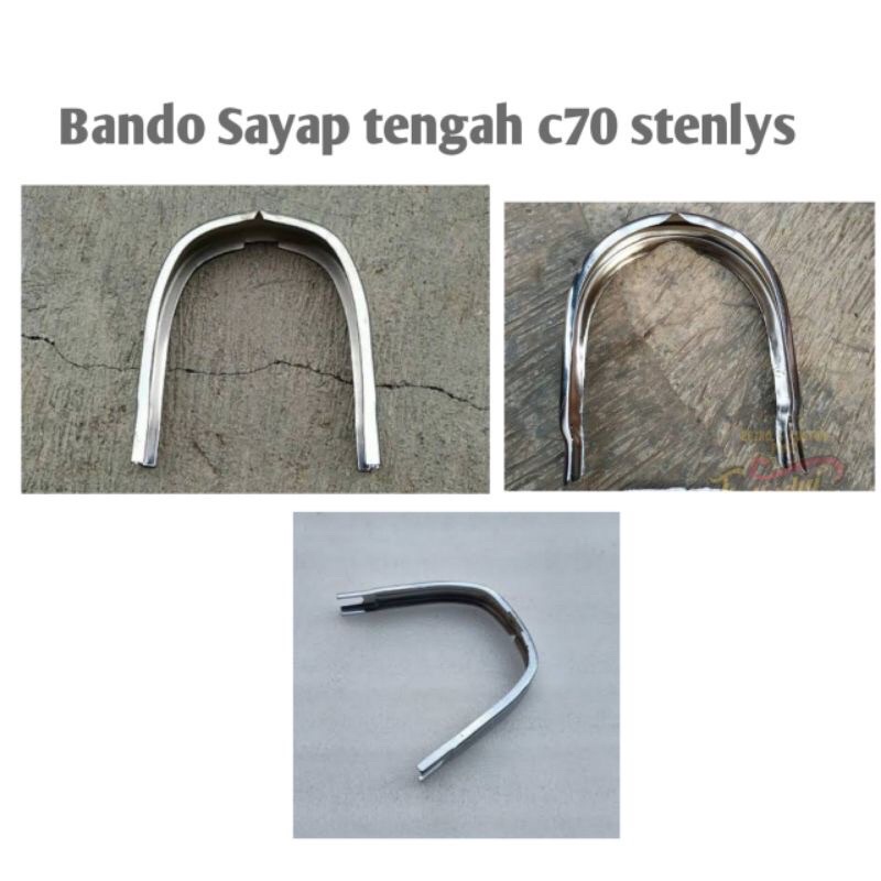 bando sayap tengah c70 bahan stenlis tebal bagus