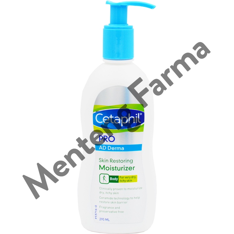 Cetaphil Pro AD Derma Skin Restoring Moisturizer 295 mL | Pelembab Kulit Kering