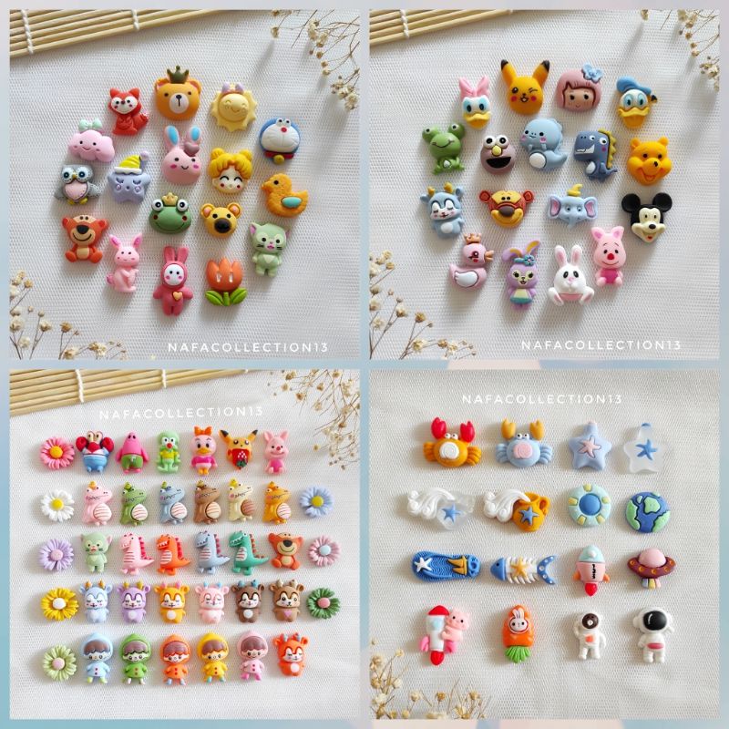 (10pcs) Clay karakter