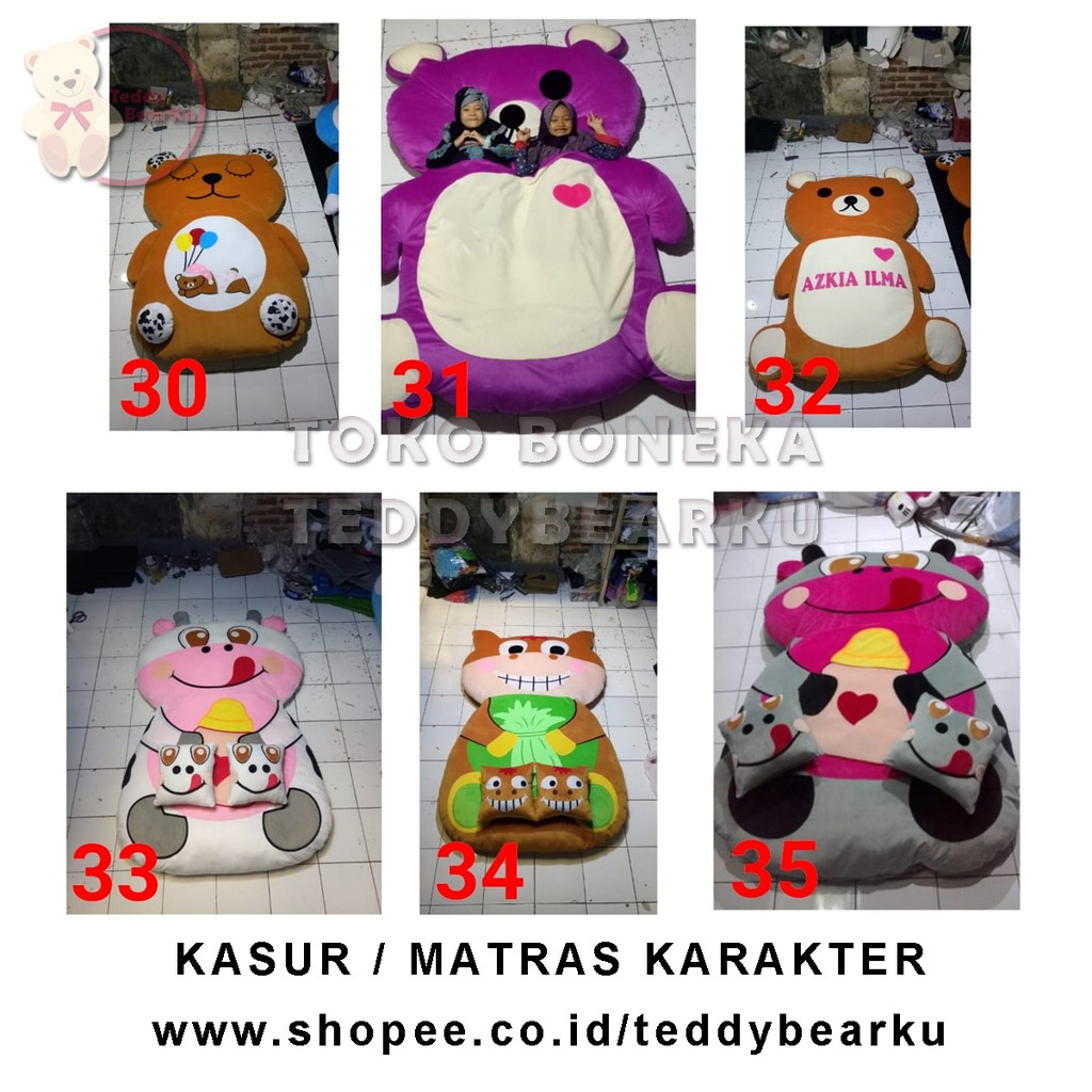 KASUR / MATRAS KARAKTER LUCU DAN EMPUK BISA CUSTOM