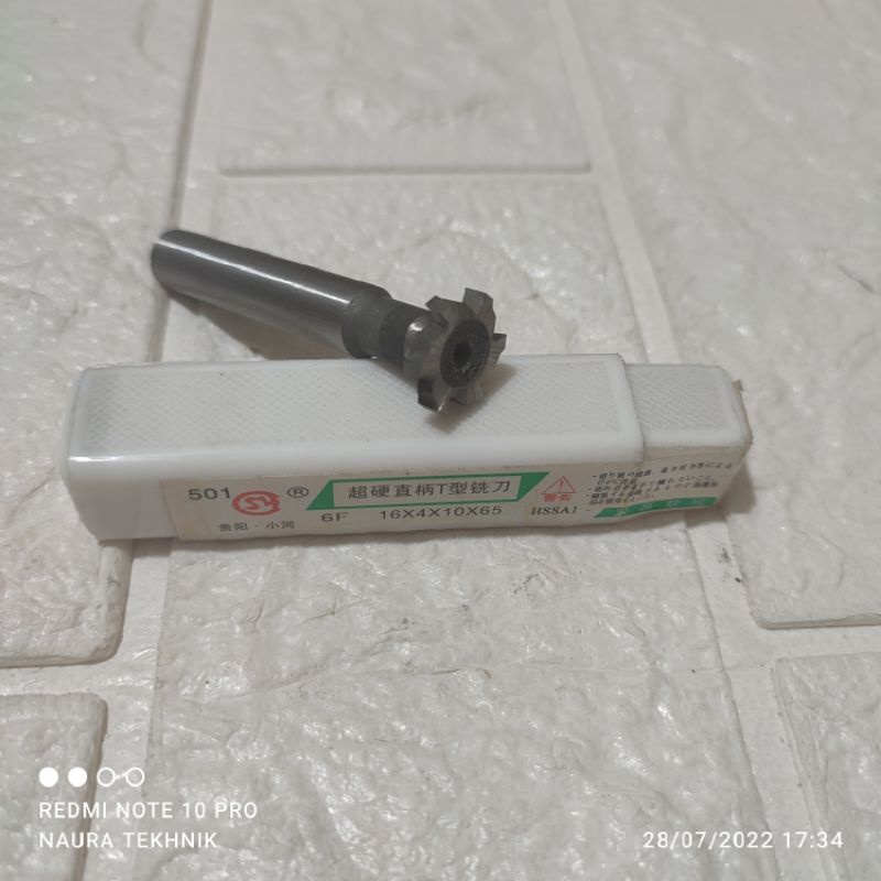 T slot 16*4 HSS 6 flute cutter T 16 mm T slot