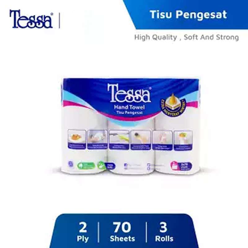 TISSUE PASEO KITCHEN TOWEL 3 ROLLS/70 SHEETS / TISU DAPUR/ TISU MINYAK/ TISU GORENG