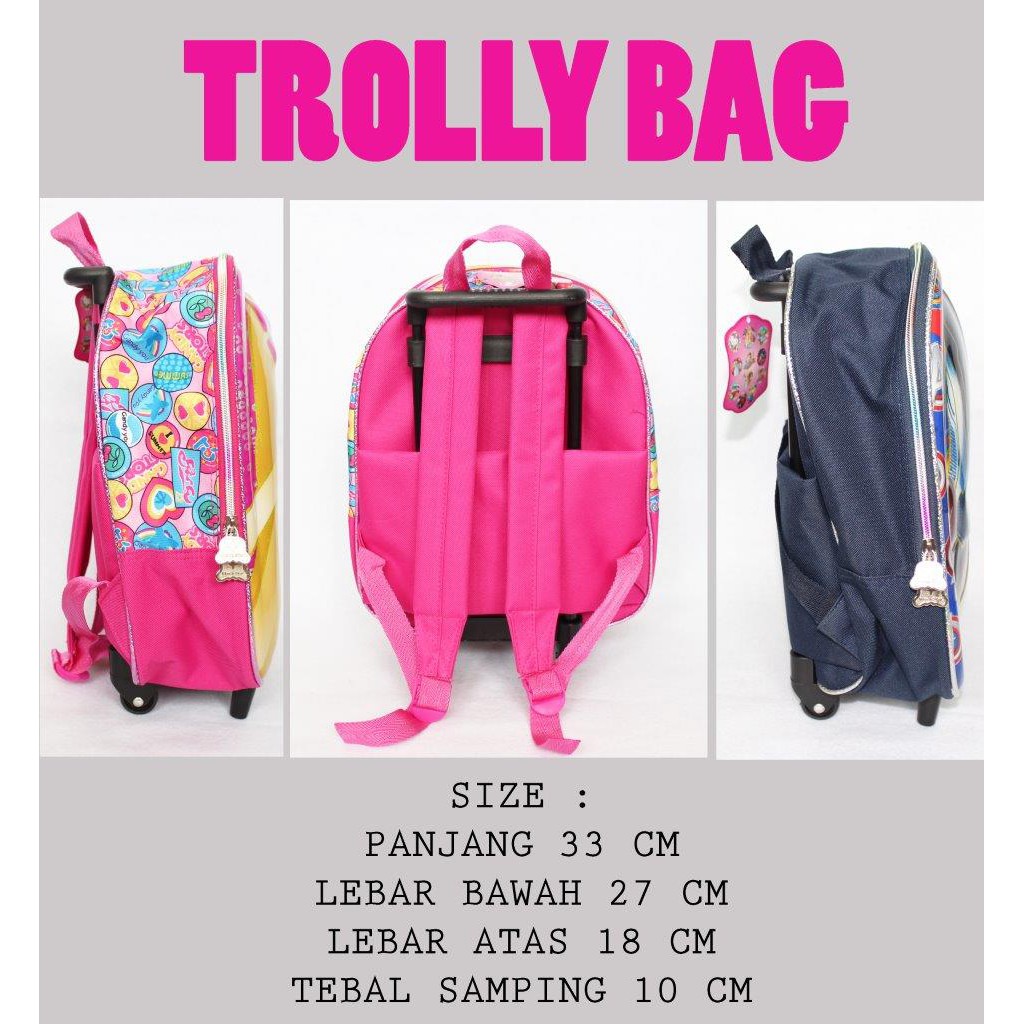 TAS TROLI ANAK CARS MCQUEEN