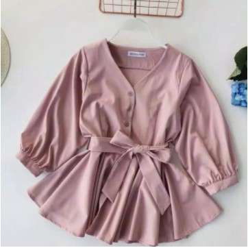 Blouse Korea Import Blus Cewek Fashion Remaja Kekinian Baju Atasan Wanita Murah Terbaru 2020 Stevani