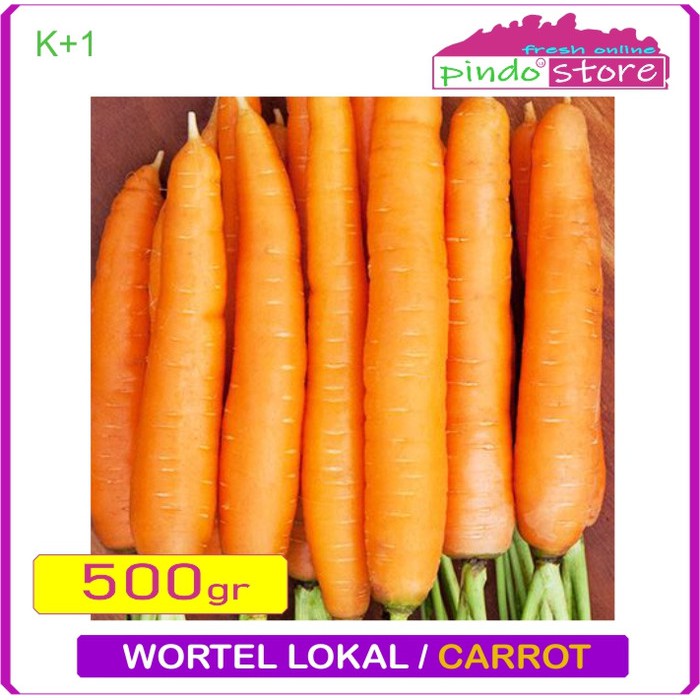 

WORTEL LOKAL SUPER PILIHAN DIJAMIN SEGAR DAN BARU 500 GRAM