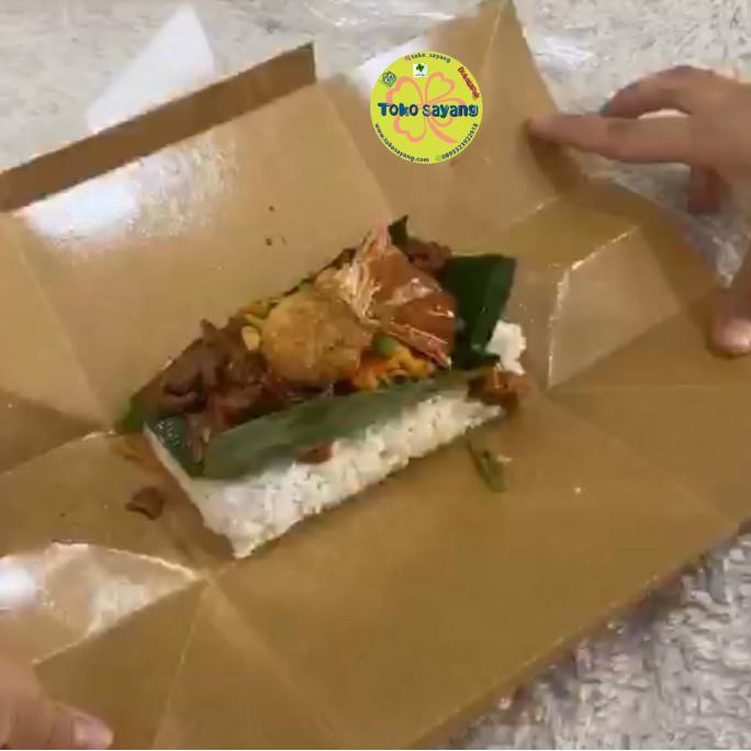

FAST DELIVERY KERTAS BUNGKUS NASI KOTAK NASI !!!