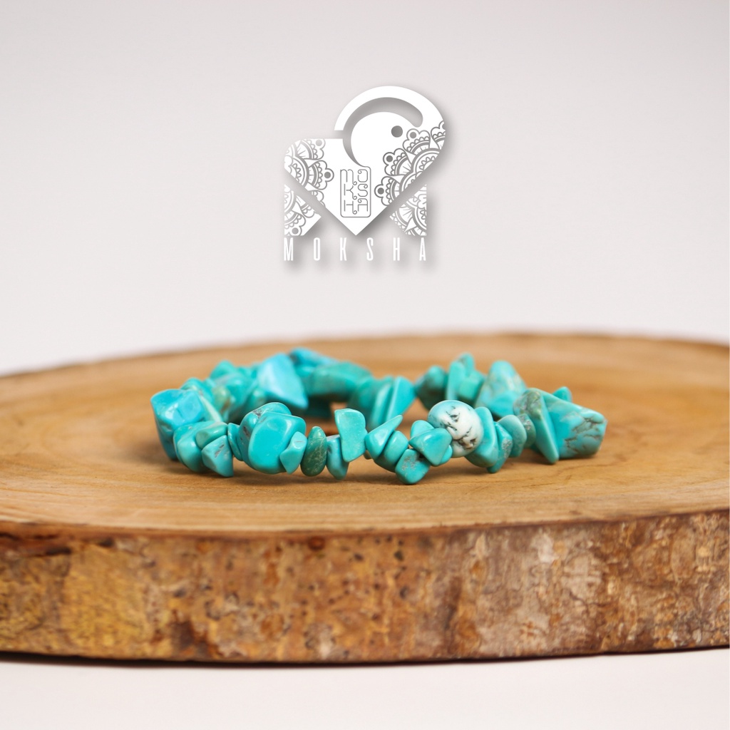 Gelang Manik Natural Batu Pirus