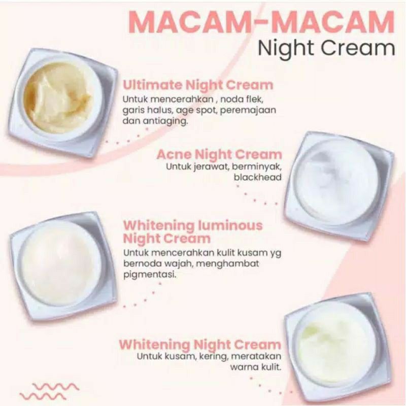 [COD] MS Glow Night Cream / Cream Malam MS Glow