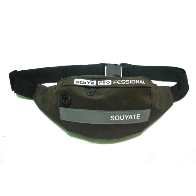 Tas Waistbag Oval slempang bahu pria dan wanita / Sling bag keren termurah - Tas Selempang Pria