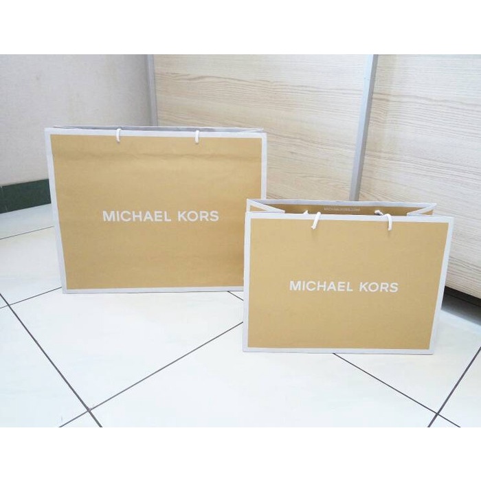 

Michael Kors original paperbag branded paper bag authentic Medium