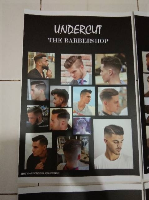 Bayar Ditempat Poster Barbershop Untuk 6 Lembar Poster Pangkas Rambut Alat Cukur Rambut Model Gaya Shopee Indonesia