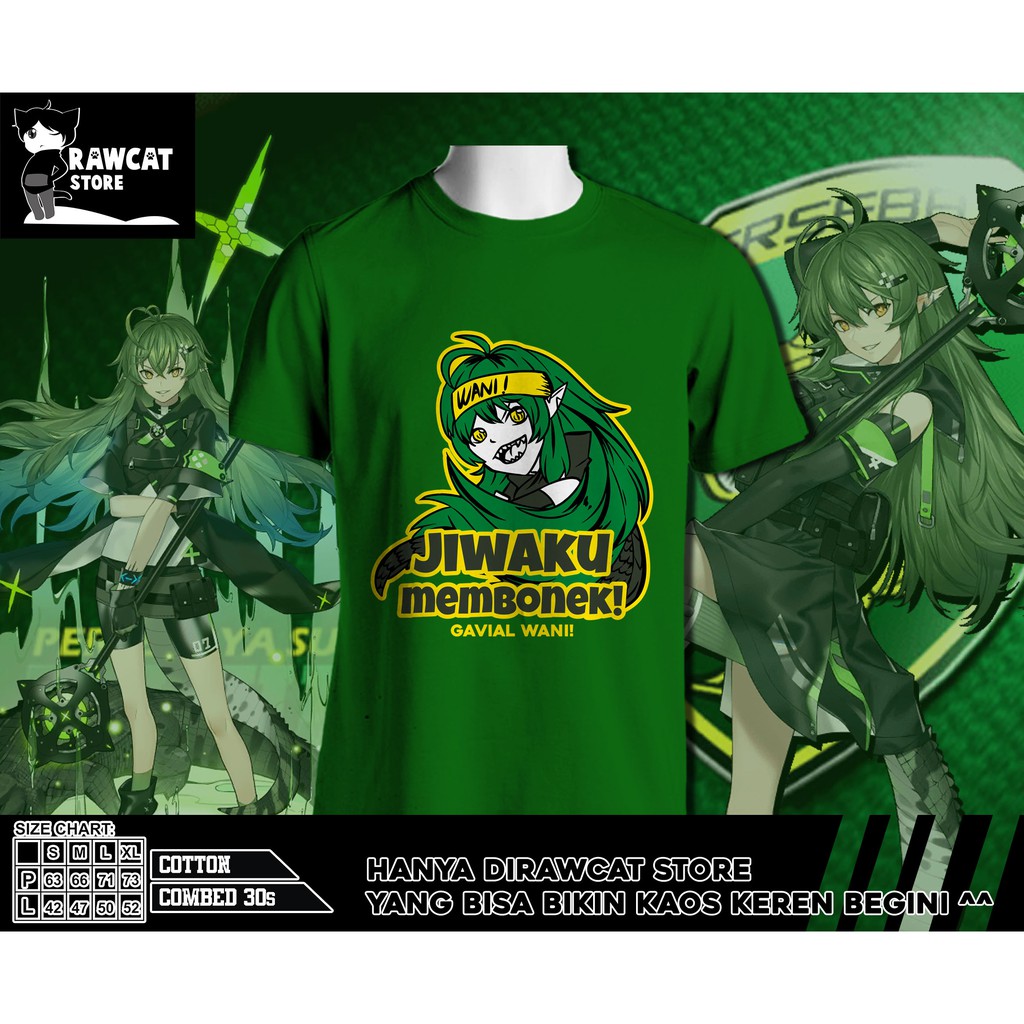 kaos arknights gavial bonek
