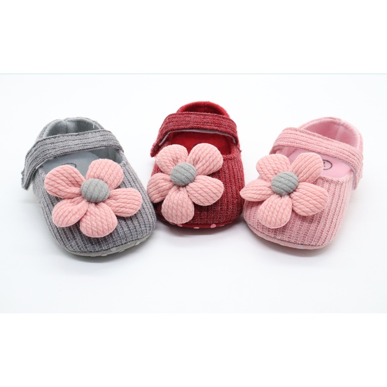 HIPPO LAND sepatu prewalker KNIT ROSE sepatu anak bayi import 253