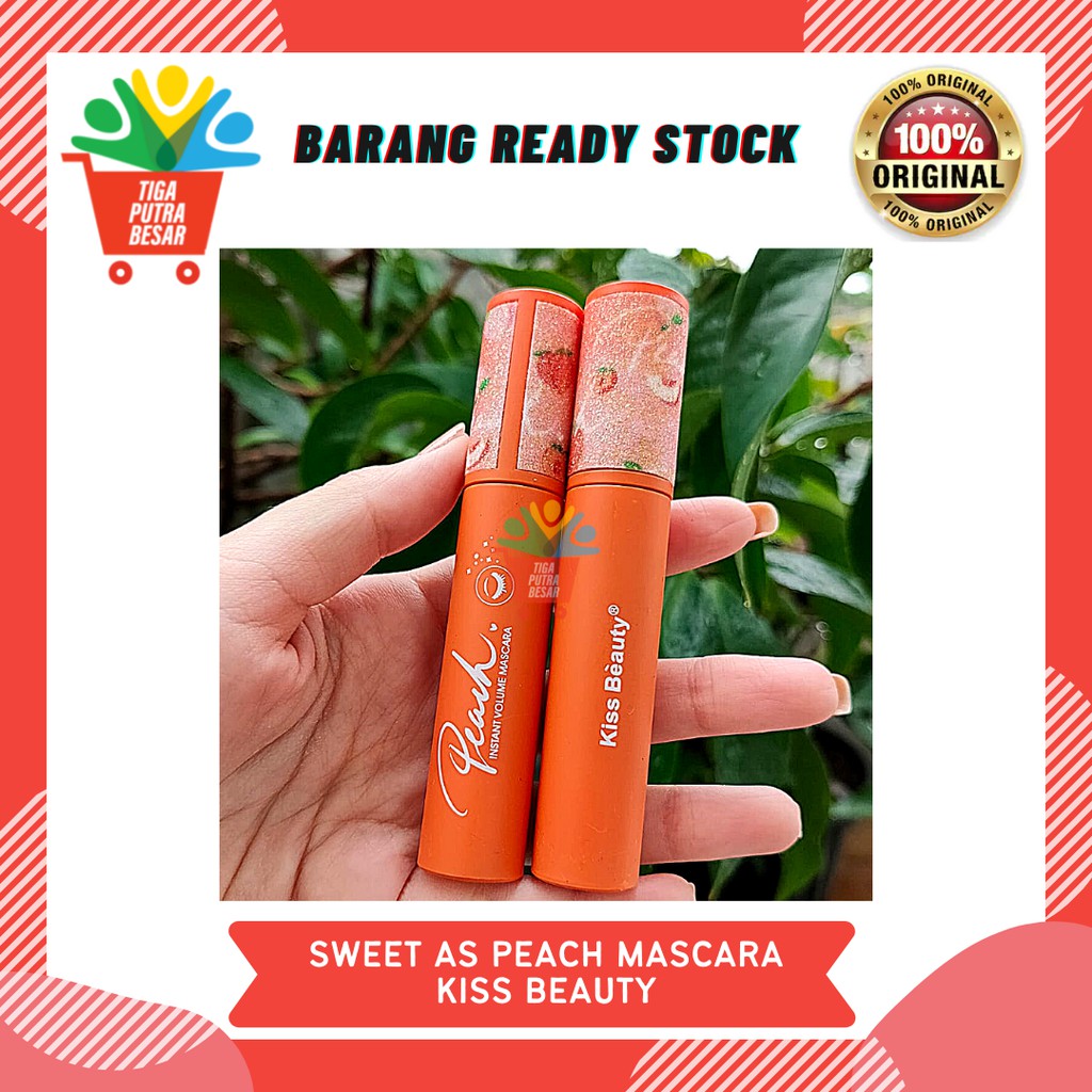 SWEET AS PEACH MASCARA KISS BEAUTY ORIGINAL THAILAND