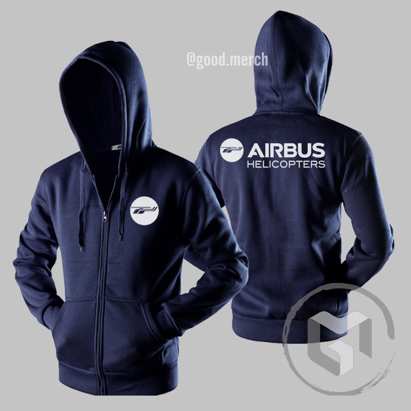 JAKET HOODIE ZIPPER AIRBUS HELICOPTERS