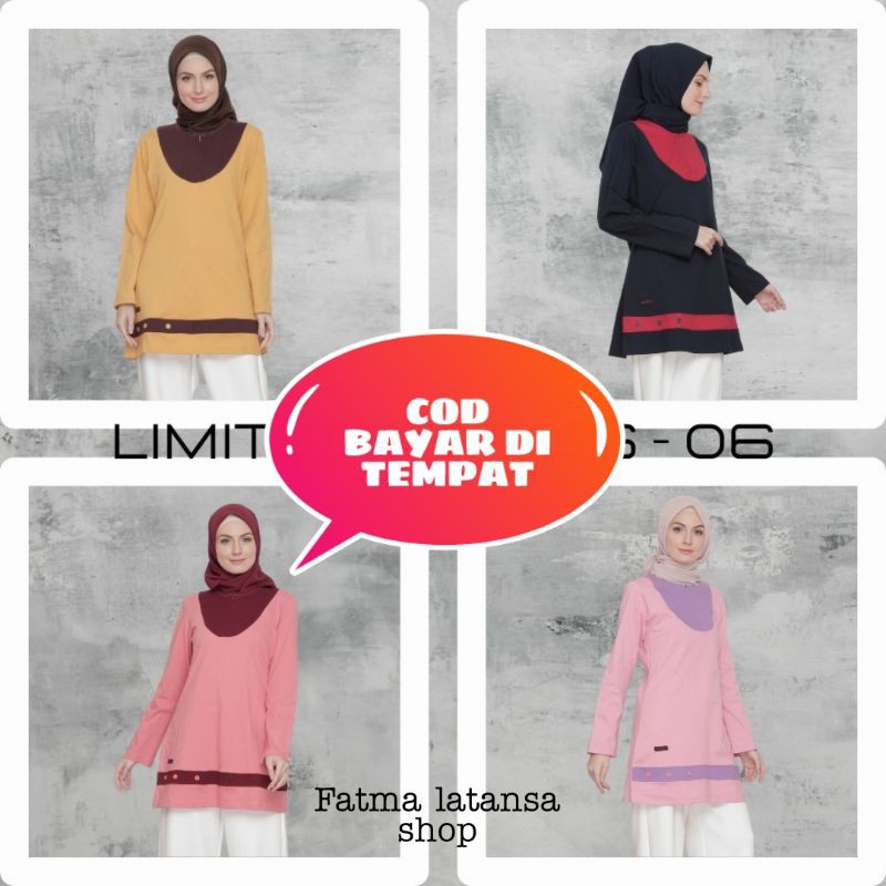Atasan rahnem rl 06 / tunik wanita / atasan dewasa / baju muslim / baju wanita / rahnem limited