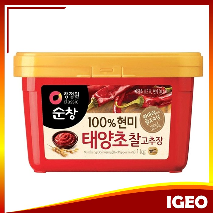 

Chung Jung One Gochujang 1kg Sambal Pasta Cabe Korea Pedas Hot Pepper Taste