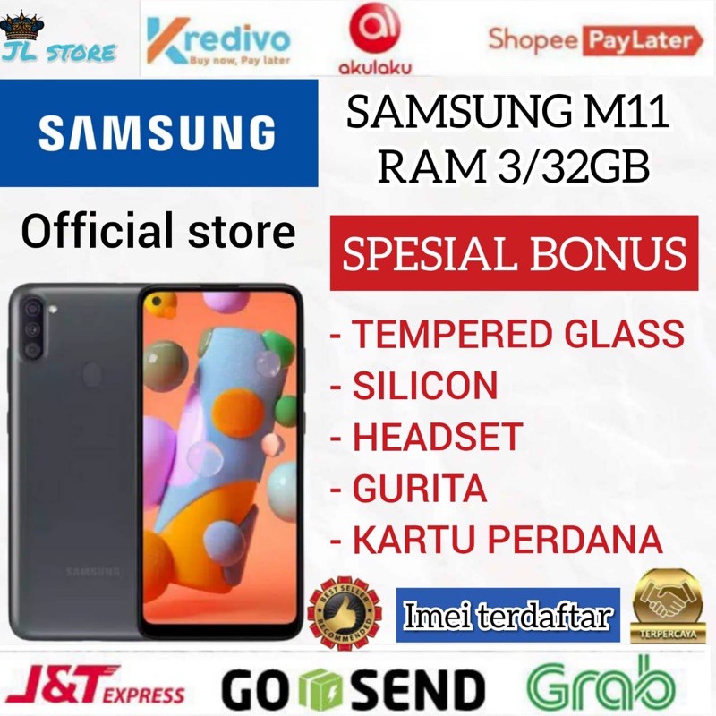 SAMSUNG M11 RAM 3GB/32 GARANSI RESMI SEIN