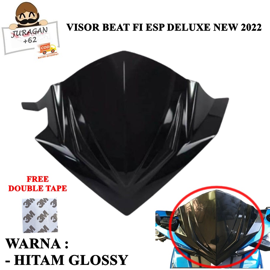 VISOR BEAT FI ESP DELUXE NEW 2022 WINDSHIELD WINSIL PNP