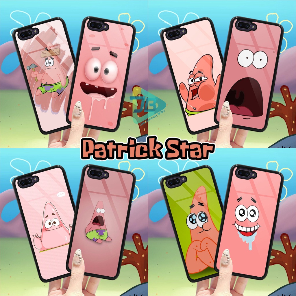 HARDCASE 2D GLOSSY PATRICK STAR OPPO VIVO XIAOMI SAMSUNG REALME IPHONE ALL TYPE JB4710