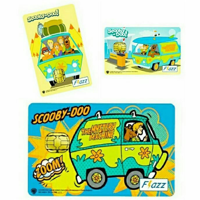 SPESIAL EDITION FLAZZ BCA SCOOBY-DOO /Mystery Machine Series ORI /Like eTOLL eMONEY Tapcash or Brizzi