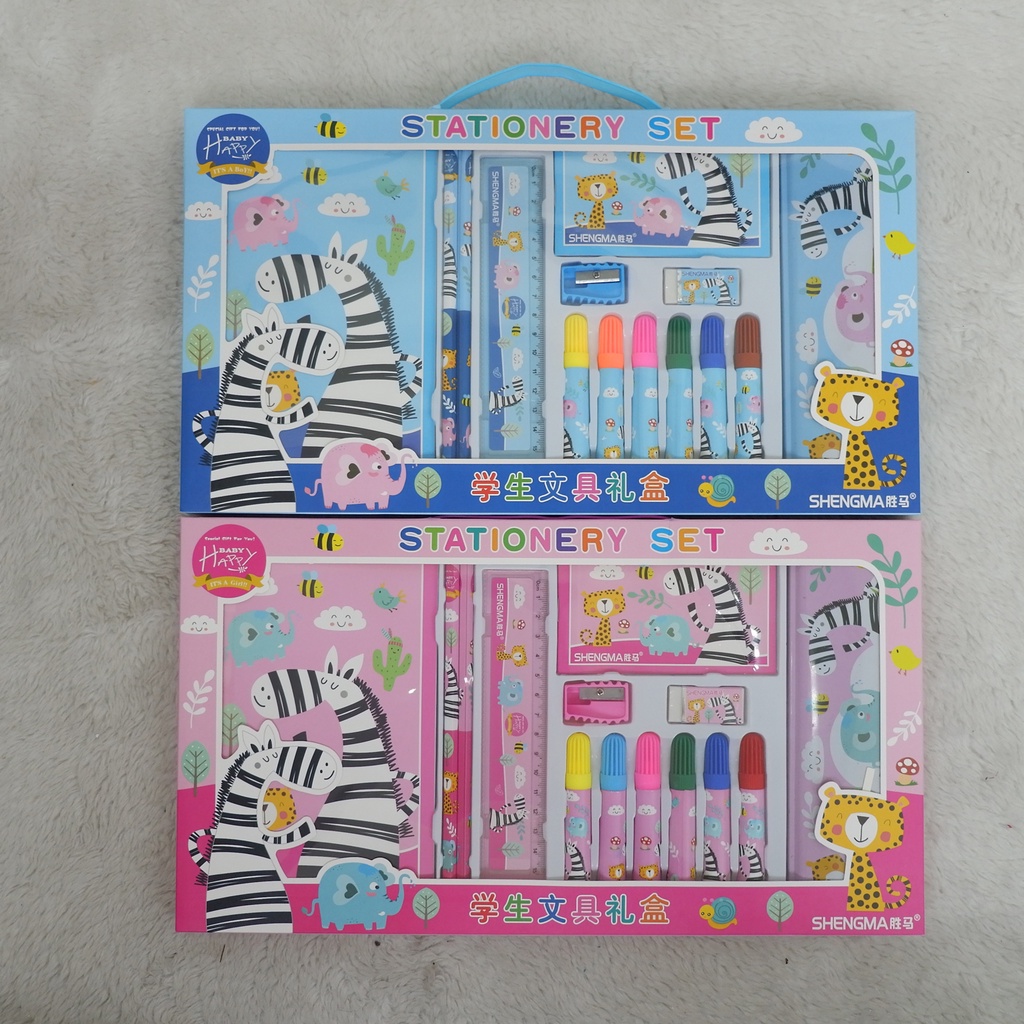 

STATIONERY SET #41176 Set Alat Tulis Anak Karakter Fancy Gambar Lucu