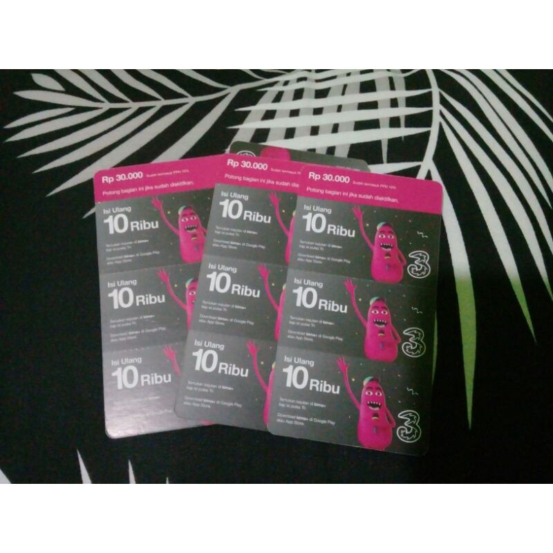 voucher pulsa tri 10k