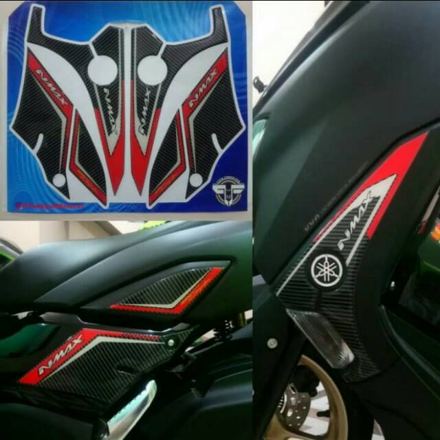 Stiker Sticker Timbul Resin Body Samping Yamaha NMAX 155 2020 TERBARU