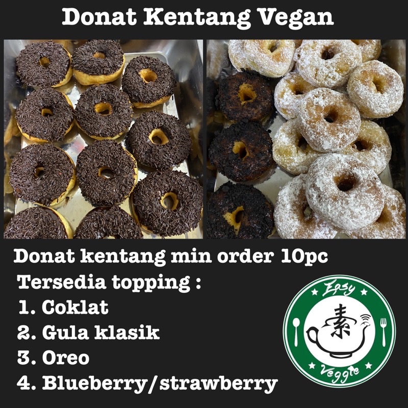 

Donat kentang vegan