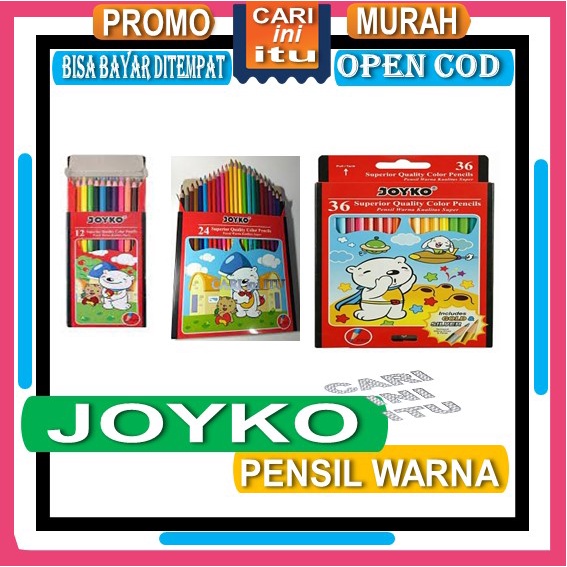 

Pensil warna JOYKO 12 Warna Dan 24 Warna Serta 36 Warna