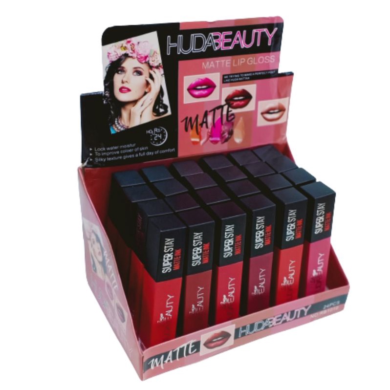 Lip Gloss HB Matte Super Stay INK No RB1010 [ Lusinan ]