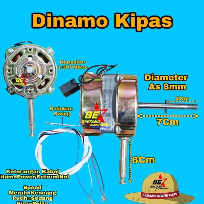 Dinamo Motor Kipas Angin Miyako Remote Rrt Termurah