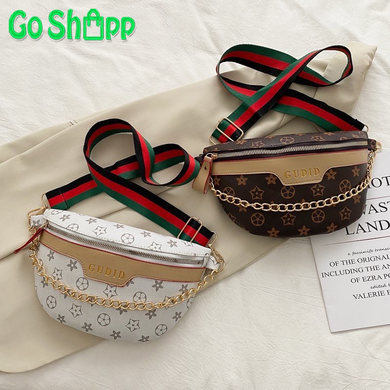 Waist Bag Import Kulit PU Premium - WaistBag Wanita Fashion Korea - Tas Pinggang Wanita [WB02]