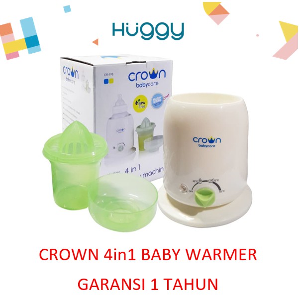 Crown 4 in 1 Baby Warmer Machine - Penghangat Pemanas Botol SUSU ASI