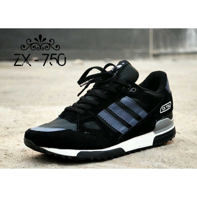 sepatu adidas zx 750 original navy BONUS kaos kaki (gratis) vietnam 3