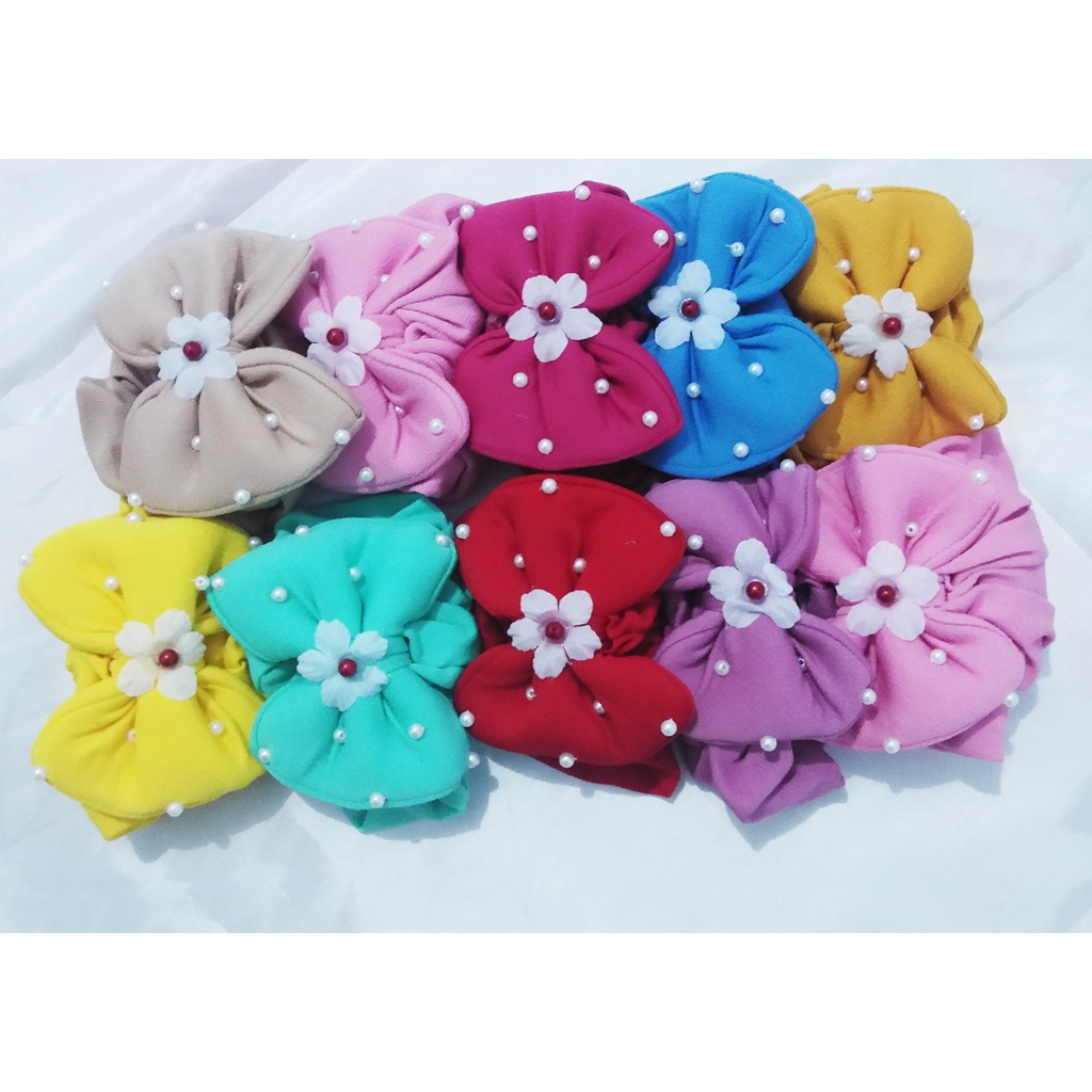 Turban  anak/Turban bayi  Pita Besar usia 0-2 th