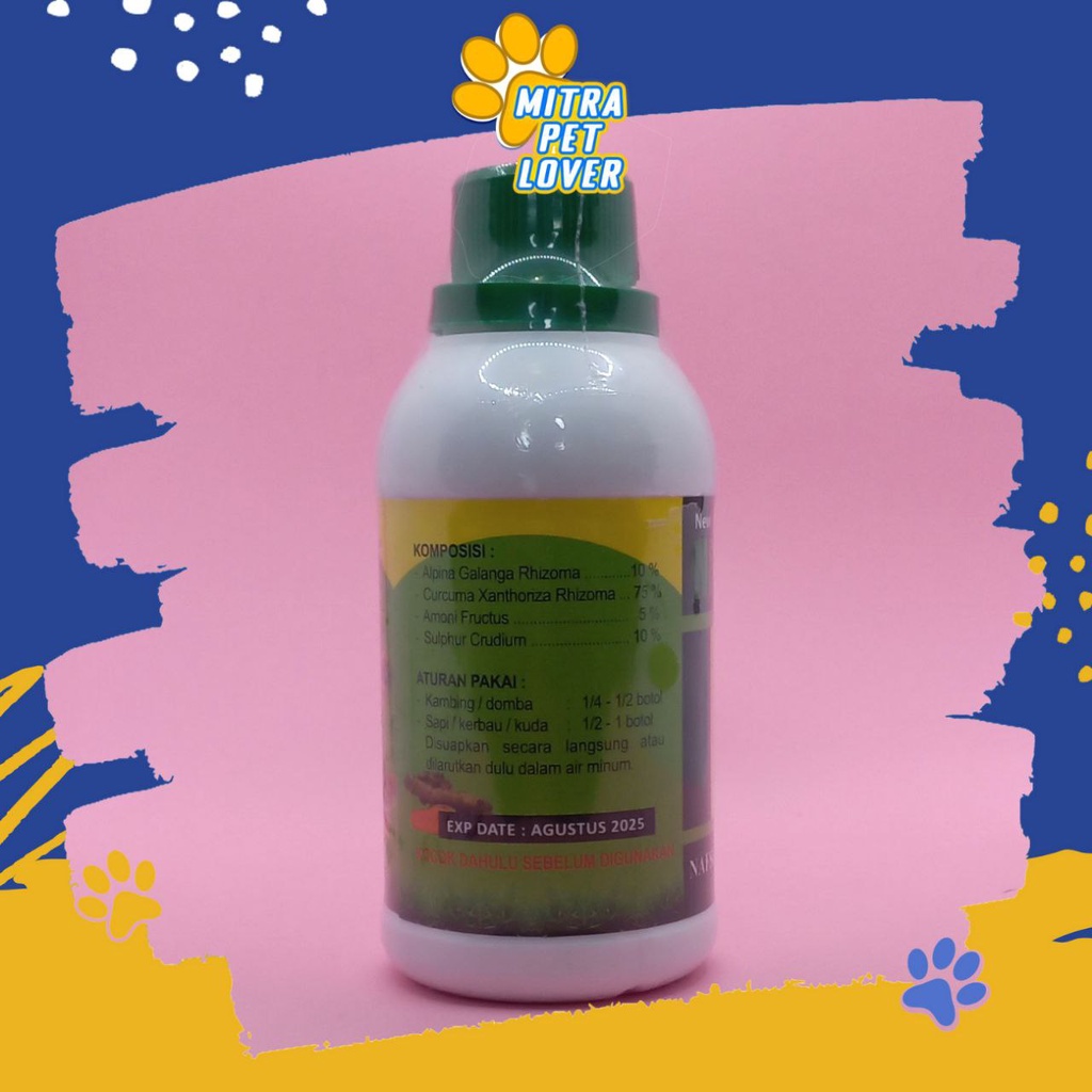 SUPLEMEN JAMU TAMBAH NAFSU MAKAN TERNAK - NDOKOH LIQUID 250 ML ORIGINAL - VITAMIN UNTUK DAYA TAHAN TUBUH IMUN DAN PENCERNAAN SAPI KAMBING BABI - MURAH - PET ANIMAL HEALTHCARE &amp; VETERINARY TAMASINDO OBAT KESEHATAN  HEWAN BINATANG PELIHARAAN MITRAPETLOVER