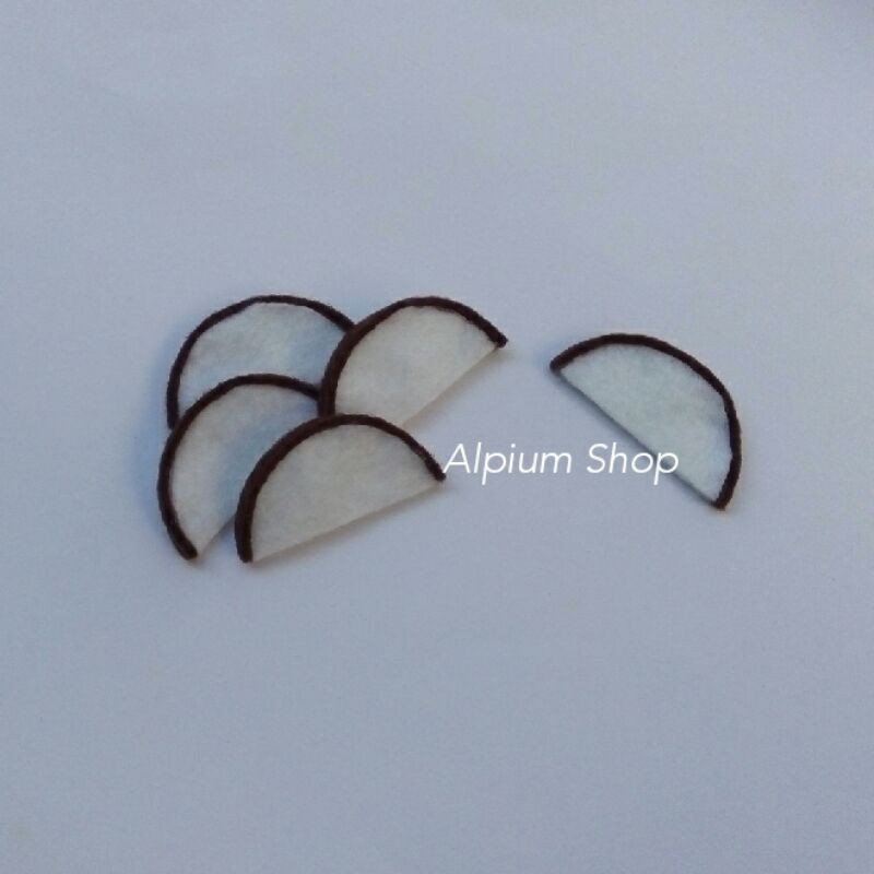 

Topping Flanel Slice Buah Bengkoang / Kerajinan Tangan Handmade Crat Felt Fruit