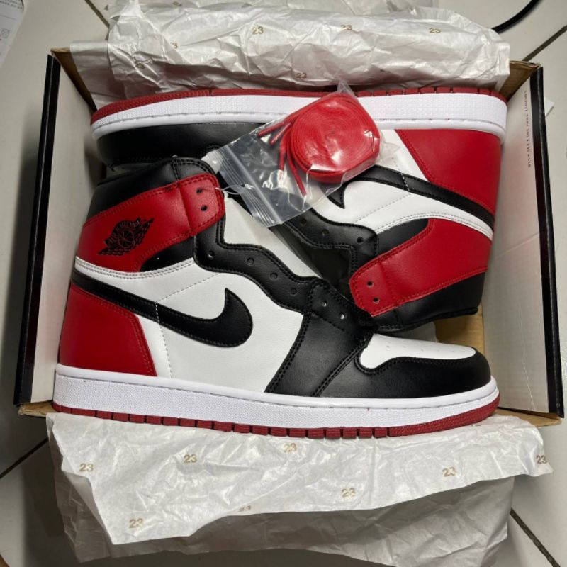 Nike Air Jordan 1 Retro High OG &quot;Black Toe&quot; MIRROR 1:1