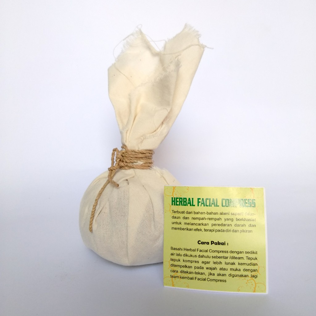 Herbal Body and Facial Ball Compress - Kompres Badan dan Wajah Herbal Spa Tradisional