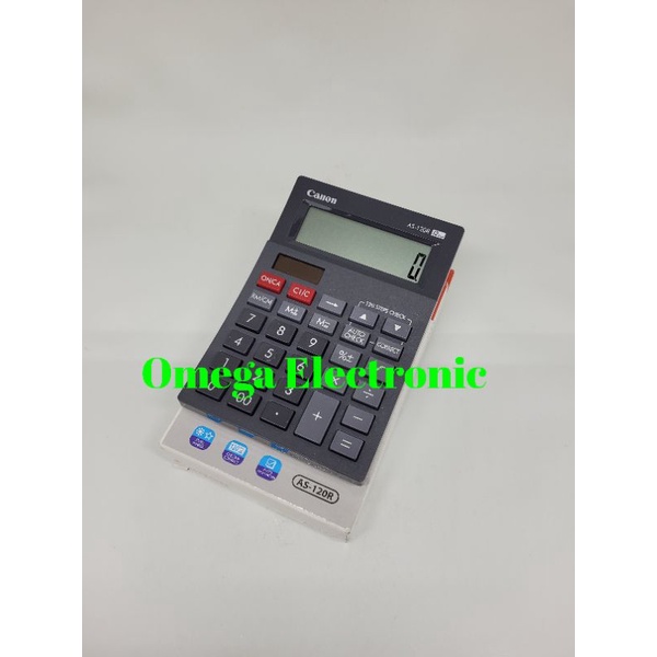 Canon AS-120R Calculator - Kalkulator Desktop Check Correct Cek Ulang AS 120R AS 120 R