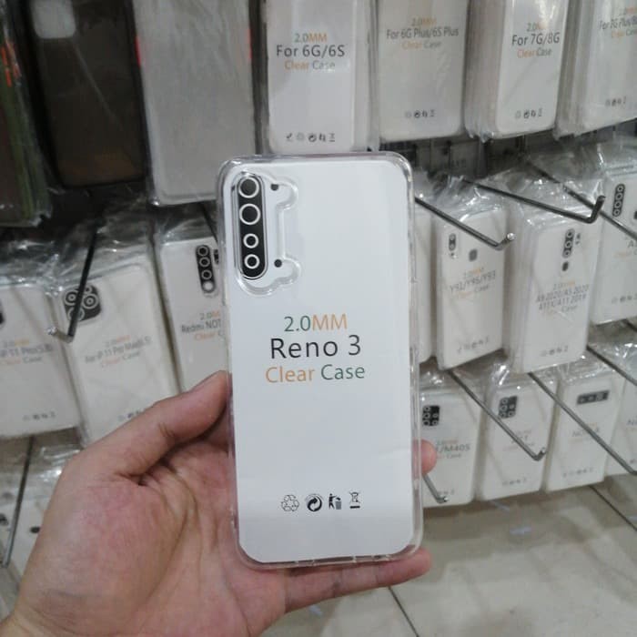 OPPO RENO 3 /RENO 3 PRO CSAING SILICON SOFT CASE BENING CLEAR