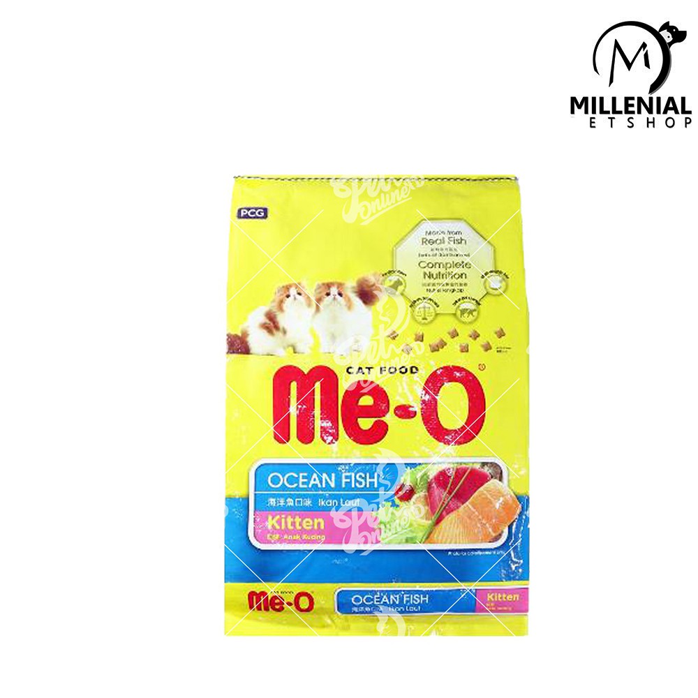 Makanan Kucing kering Meo Kitten 1.1kg Dry food Me o ocean fish 1,1 kg